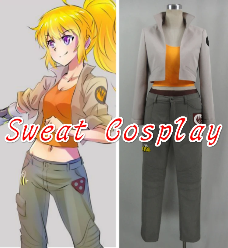 High Quality Rwby Volume 4 Yang Xiao Long Costume Halloween Cosplay Costume Cosplay Costume Yang Xiao Longhalloween Cosplay Aliexpress