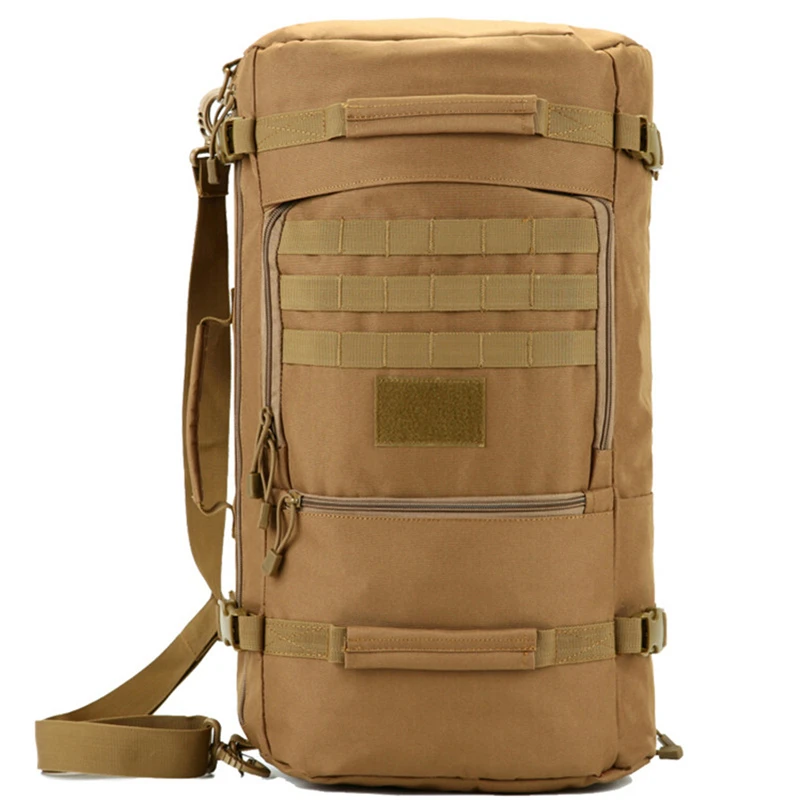 

Men Military Backpack Waterproof Nylon bucket Bag Trave Camouflage Backpacks Multi-functionTravel Bag