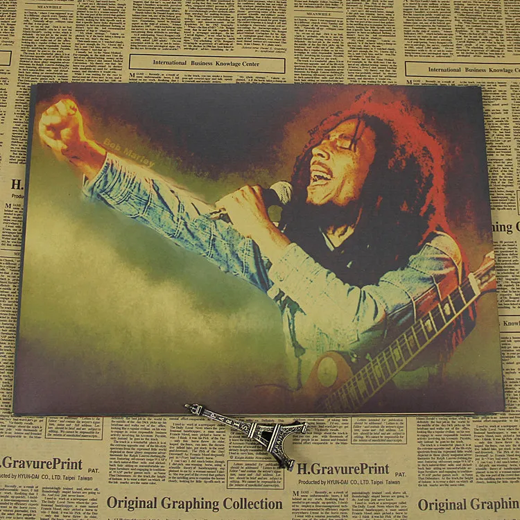 

Bob Marley Bob Marley poster Jamaica Reggae retro Bar Cafe decorative painting