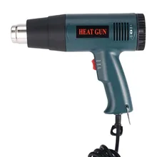 Горячий воздушный тепловой пистолет паяльная работа DIY инструмент+ сопло 866B 1800 Вт Электрический вентилятор температуры Регулируемый термоусадочный обёрточная бумага раствор для удаления краски