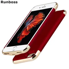 Runboss для iPhone 7 Plus Мощность случае 4000 мАч Портативный супер тонкий Батарея Зарядное устройство чехол для iPhone 6 plus