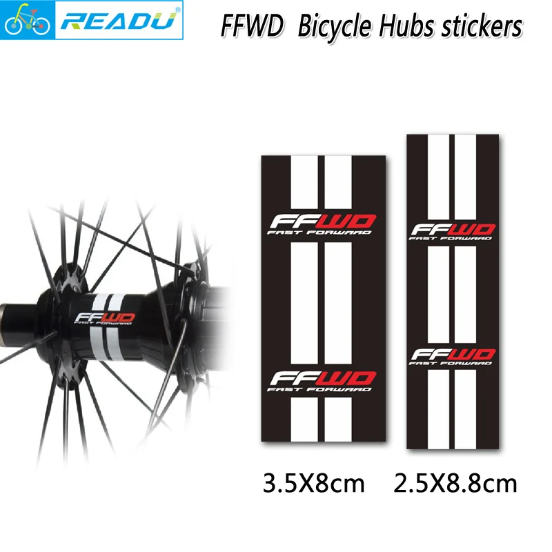 FFWD Hubs stickers road bike rims hubs decals bicycle wheels hubs stickers decals
