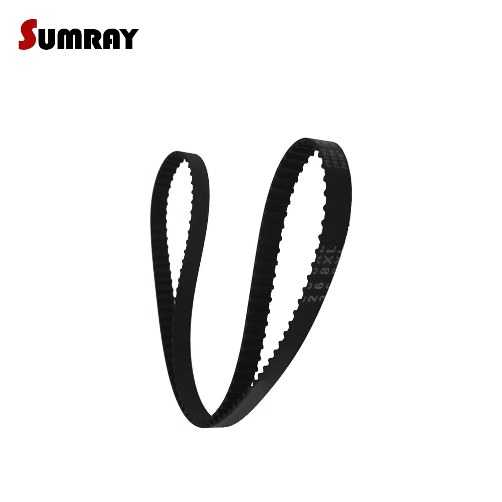 

SUMRAY XL Timing Belt 248/250/254/256/260/262/264/266/270/276/280 XL Rubber Belts Round For XL Timing Pulleys 11mm Belt Width