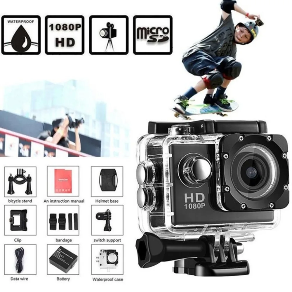 G22 1080 P HD cámara de vídeo Digital impermeable COMS Sensor lente gran angular para nadar buceo