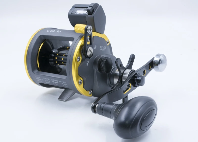 NEW TROLLING REEL CTA 30 LEFT HANDED SALTWATER FISHING REEL LINECOUNTER