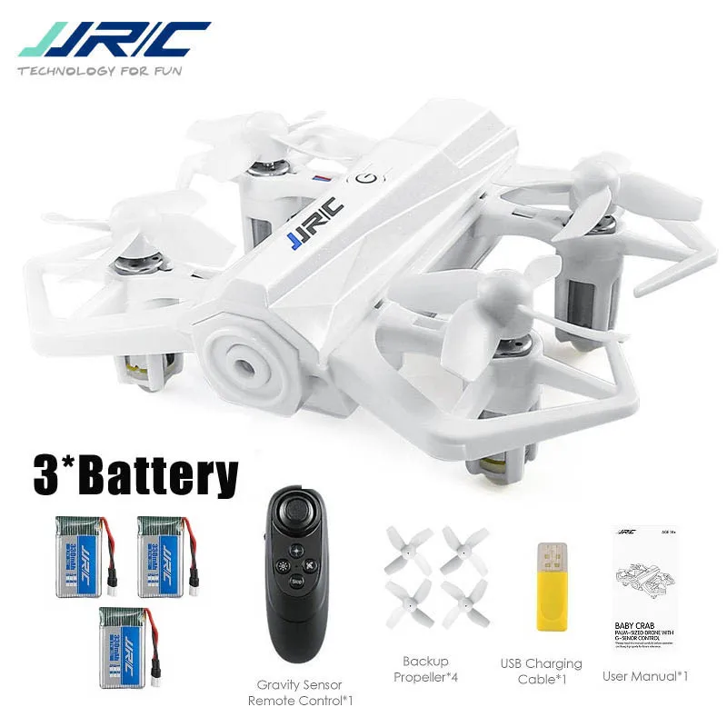 

JJRC H63 Baby Crab 2.4G Gravity Sensor Altitude Hold Headless Mode Mini Drones RC Drone Quadcopter RTF White VS H43WH