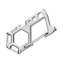 Крутой EDC Многофункциональный брелок для ключей отвертка для выживания Самозащита открывалка для бутылок