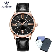 Cadisen наручные часы для мужчин Топ бренд класса люкс известный мужской часы автоматические часы золотые наручные часы Relogio Masculino