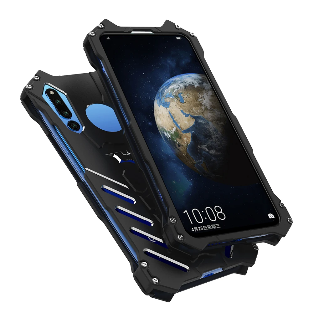 Роскошный ударопрочный чехол с Бэтменом и подставкой для huawei Magic 2, алюминиевый защитный чехол-бампер, металлический чехол-накладка для huawei Magic2