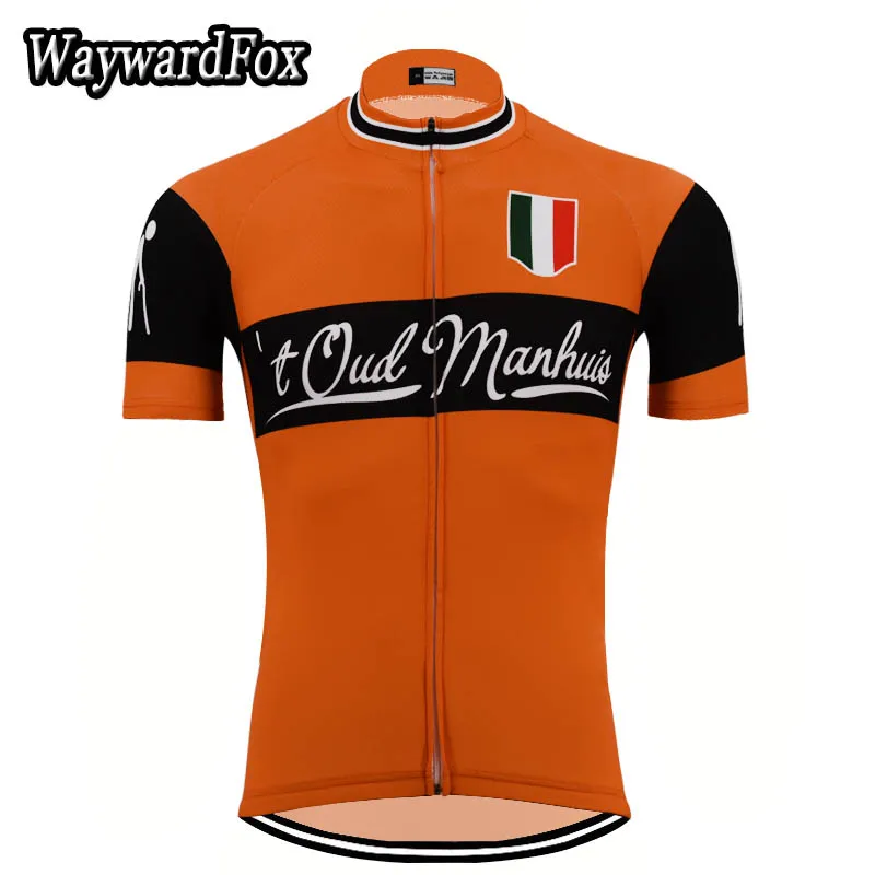 orange cycling jerseys