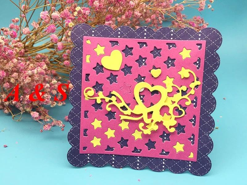  Y417 METAL CUTTING DIES Heart Scrapbook card invitation paper craft party decor embossing stencil c - 32852984475