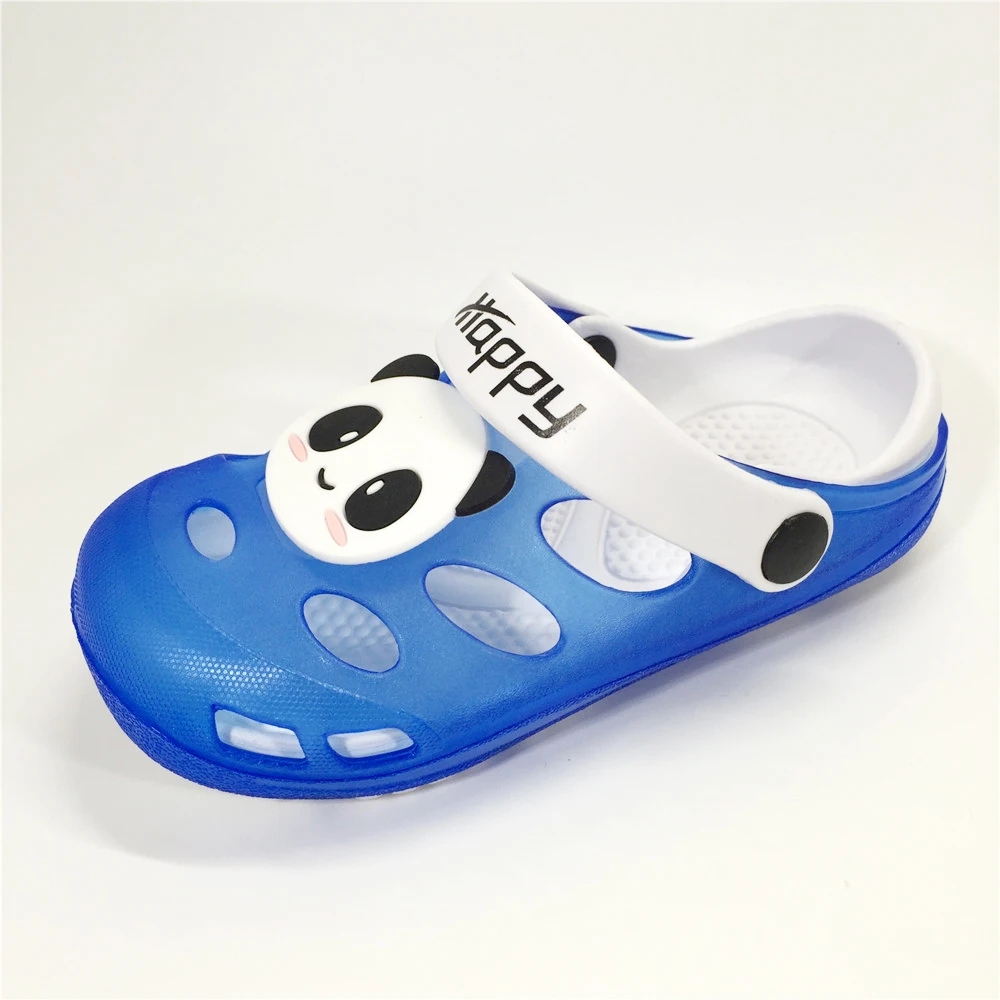 KINE PANDA Children Shoes Girls Slippers Boys Clogs Sandals Kids Indoor Bathroom House Shoes Outdoor Beach Garden Shoes 1-7T