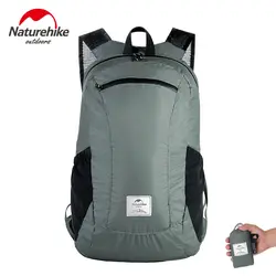 Naturehike 18L туристический рюкзак Водонепроницаемый Сверхлегкий 120 г дорожные сумки 30D нейлон кремния открытый складной туристический рюкзак