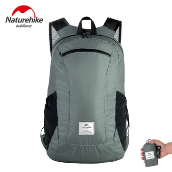 

Naturehike 18L Tourist Backpack Waterproof Ultralight 120g Travel Bags 30D Nylon Silicon Outdoor Foldable Backpack Hiking Bag