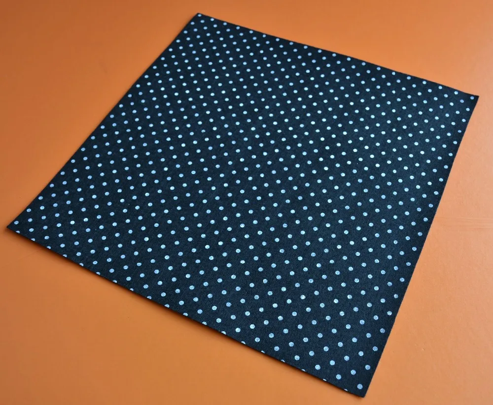 Felt Fabric Sheet 30cm x 30cm Printed Multi Colored Polka Dots