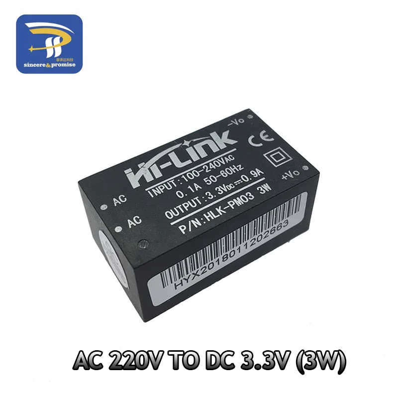 HLK-PM01 HLK-PM03 HLK-PM12 AC-DC 220V 5 V/3,3 V/12 V Мини модуля питания, интеллигентая(ый) бытовой выключатель питания модуль