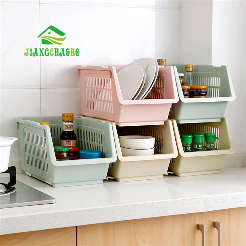 

JiangChaoBo Kitchen Utensils Vegetable Storage Baskets Baskets Plastic Drain Bowl Rack Shelf Shelf Seasoning Storage Rack Basket