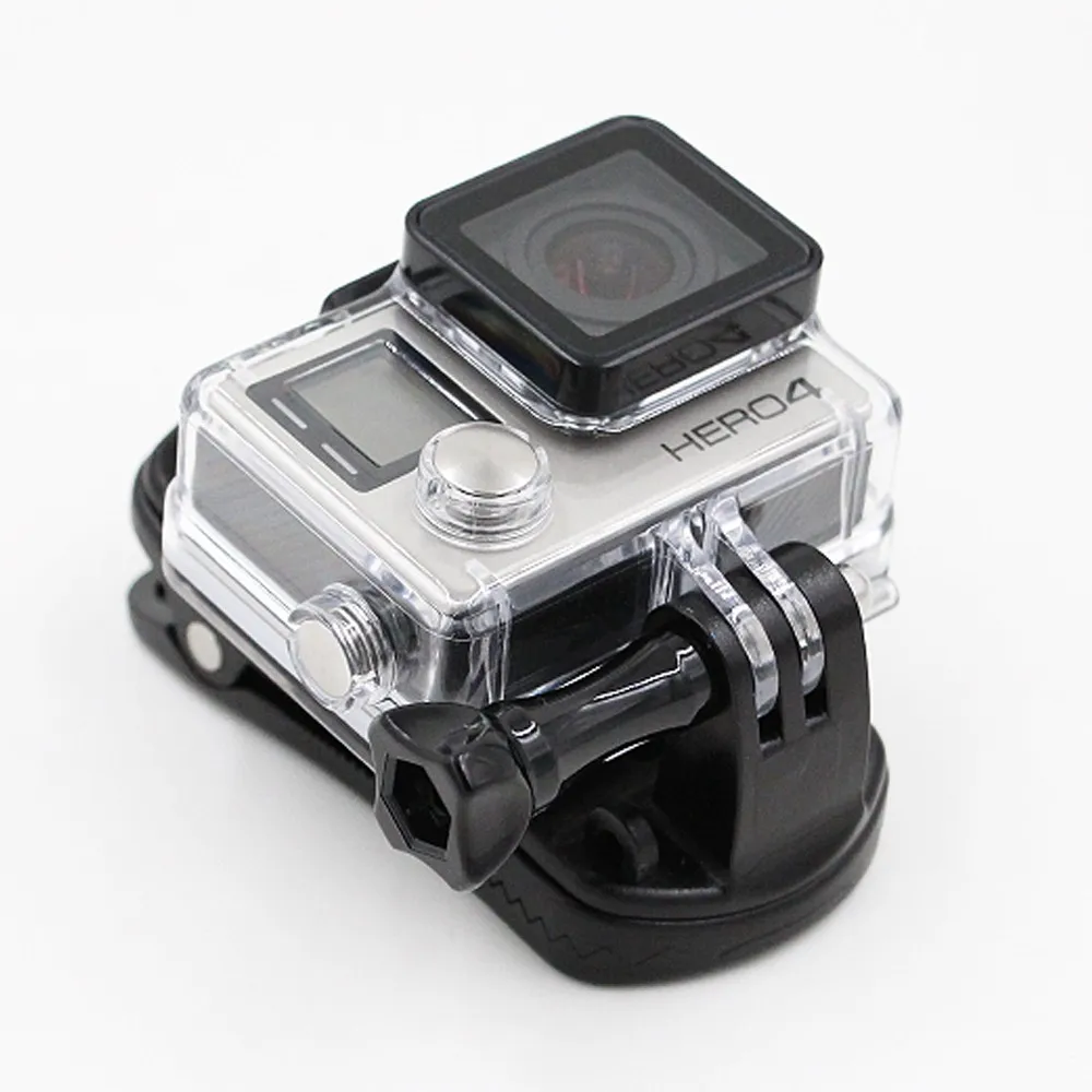 360 градусов зажим для рюкзака быстрый зажим держатель для Gopro Hero 8 7 6 5 SJCAM Yi 4K SONY DJI OSMO Экшн-камера набор аксессуаров