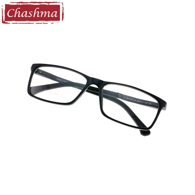 Мужские брендовые оправы для очков Chashma большие очки мужчин широкие оптические TR