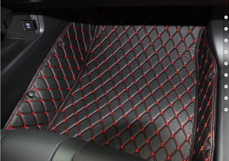 Высокое качество! Специальные коврики на заказ для Nissan Patrol Y62 7 мест-2011 водонепроницаемые ковры для Patrol