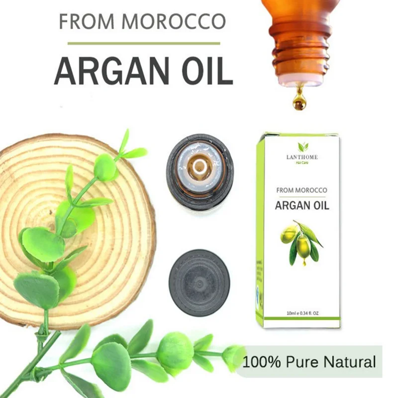 Масло для ухода за волосами марокканское аргановое эфирное масло защищает сухие поврежденные волосы и лечение кожи головы маска для волос Чистое масло