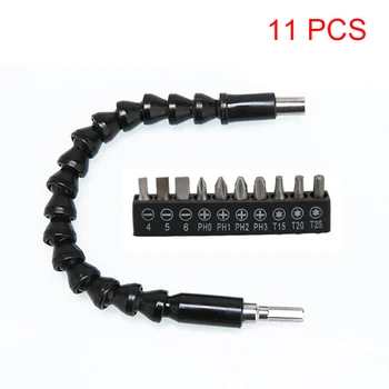 

Hex Sockets Bits Electric Screwdriver Head Set Flexible Extension Shaft Hand Tools Kit Drop Shipping