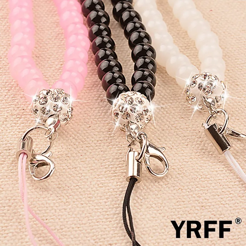 YRFF ремень для телефона веревка, модное с лямками жемчуг мода мобильный телефон ремни аксессуары в категории «шнурки» телефон камера Универсальный строп веревка