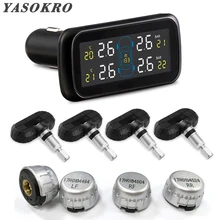 YASOKRO YSR903 автомобильный TPMS система контроля давления в шинах 4 внешний беспроводной датчик давления в шинах, шина диагностический инструмент контроля давления