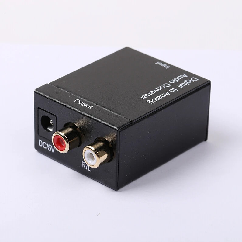 HOT SALE Digital SPDIF Optical Coaxial Toslink to RCA L/R Analog Audio Converter Adapter Digital