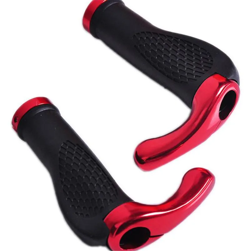 1Pair New Aluminum Bicycle HandleBar Locking Bmx Mtb Mountain Bike road Bicycle Handle Bar Grips Bicycle Accessories #4S27 (10)
