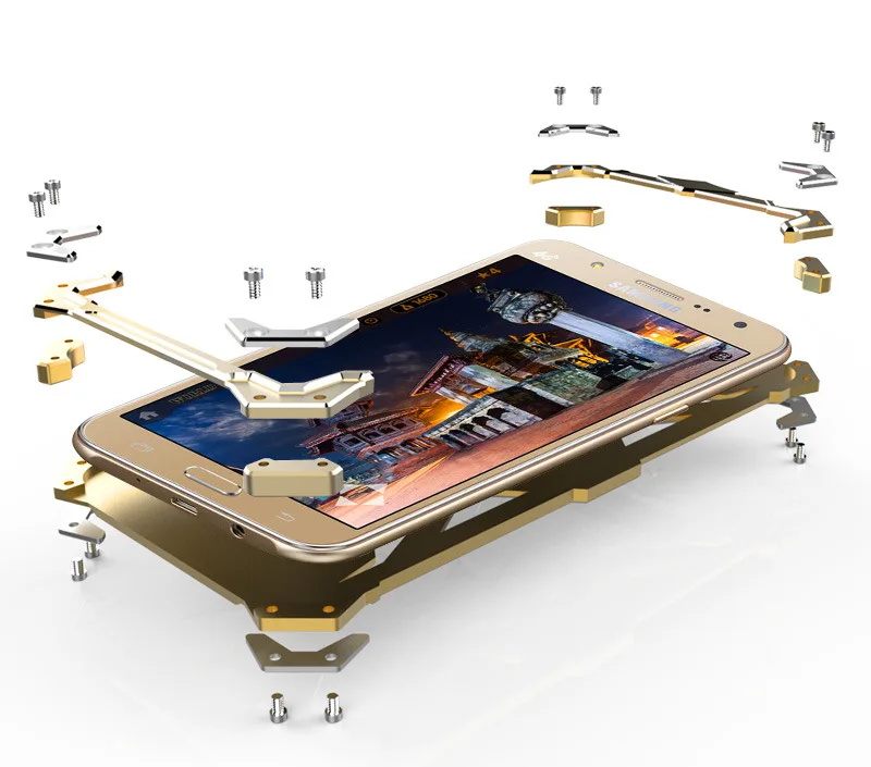 bilder für Für Samsung J5 2016 Zimon Aluminum Fall-abdeckung für Samsung Galaxy J7 2016 Smartphone Schutz bilder für Für Samsung J5 2016 Zimon Aluminum Fall-abdeckung für Samsung Galaxy J7 2016 Smartphone Schutz
