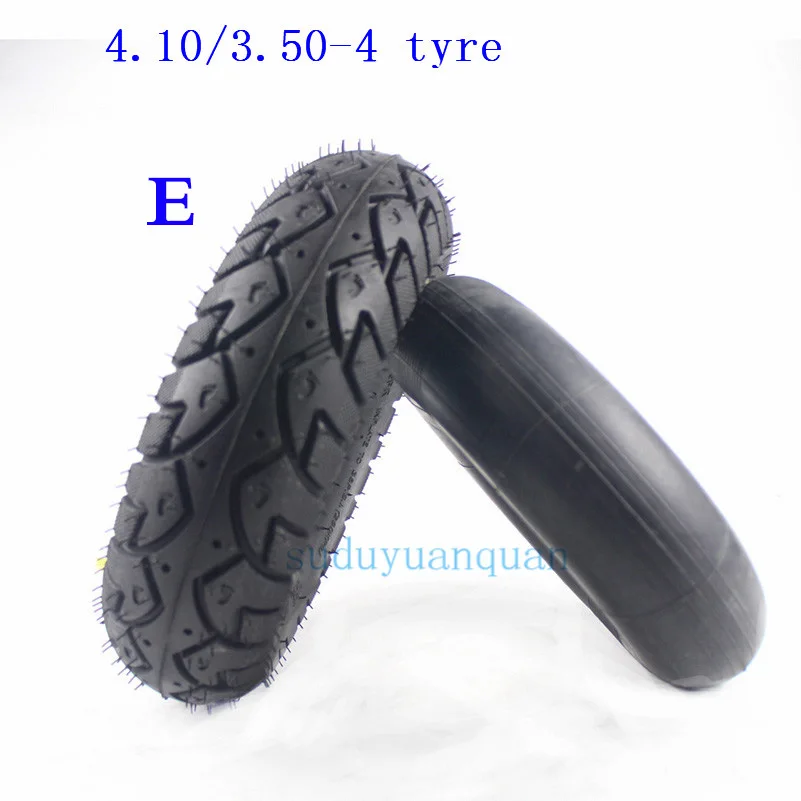 Tyre size 4.10/3.50-4 410-4 350-4 for ATV Quad Go Kart 47cc 49cc Electric Scooter 410/350-4 4.10-4 3.50-4 Wheelbarrow tires