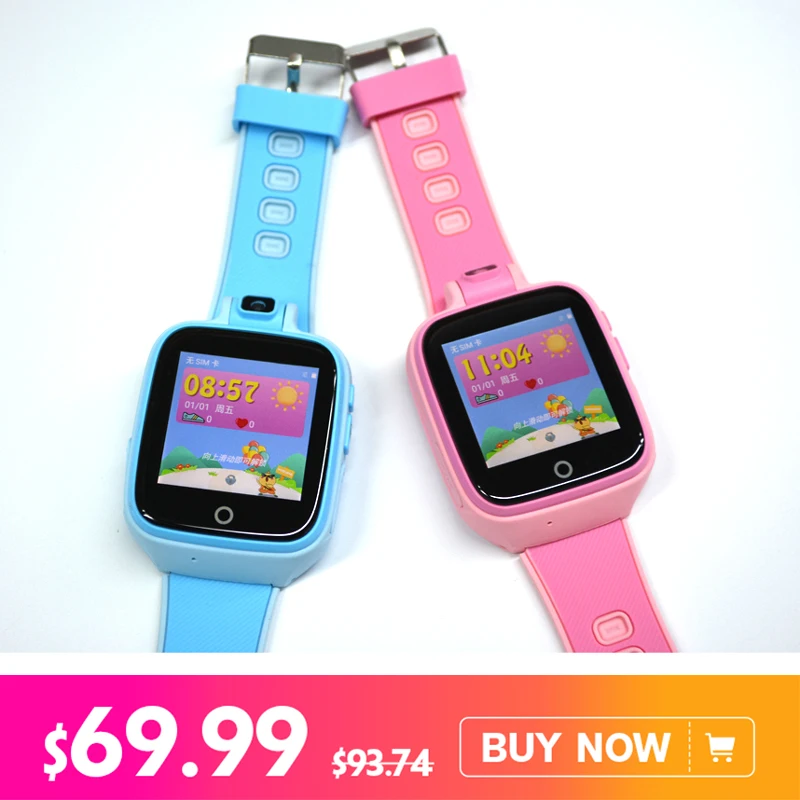 

4G Kids Smart Watch GPS Locator Activity Tracker MTK6735 1.3GHZ 4G 512M 2MP Camera Phone Calling Waterproof Multiple Language