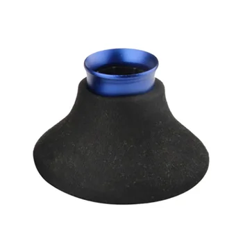 

New Style Ocean Fishing Rod Holder Belly Top Cone Shape Soft Rubber EVA Aluminum Alloy Pole Support Tools For Boat 1PCS