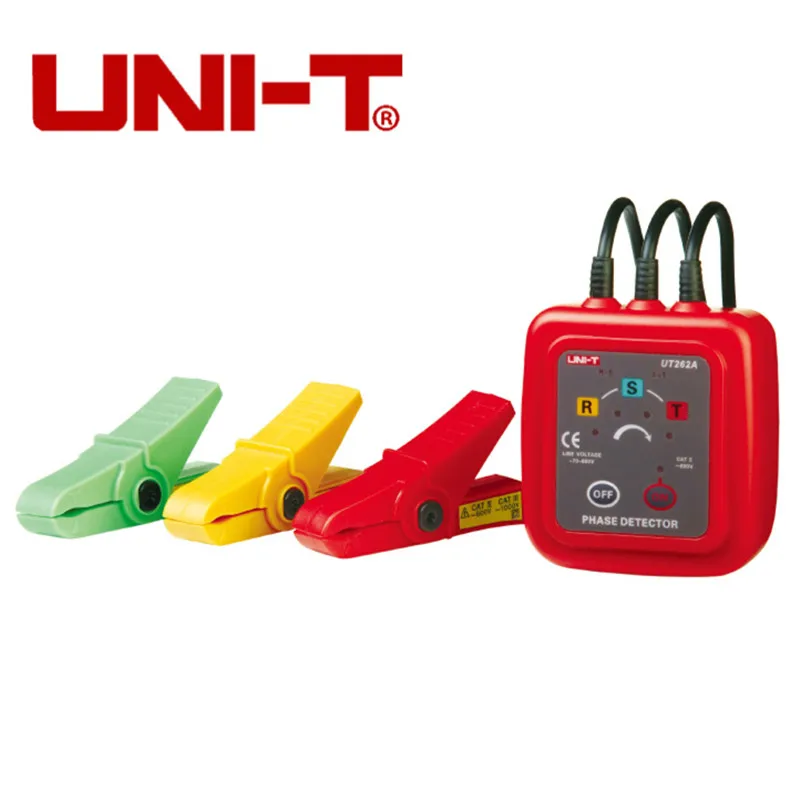 Мультиметр UNI-T UT262A UT262C-контакт 3 чередования фаз детекторы тестер вертушек