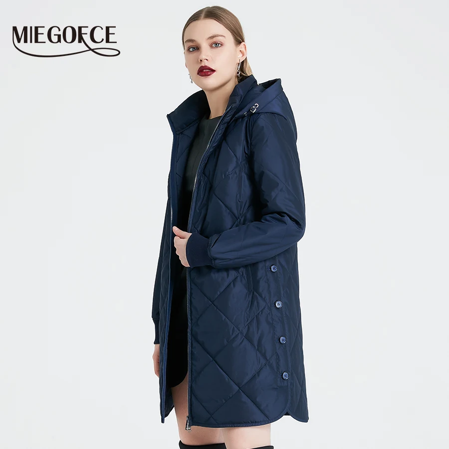 

MIEGOFCE 2019 Spring Autumn Women's Jacket Simple Quilted Women's Coat Fashion Windproof Warm Parka New Design Hot Sale Product