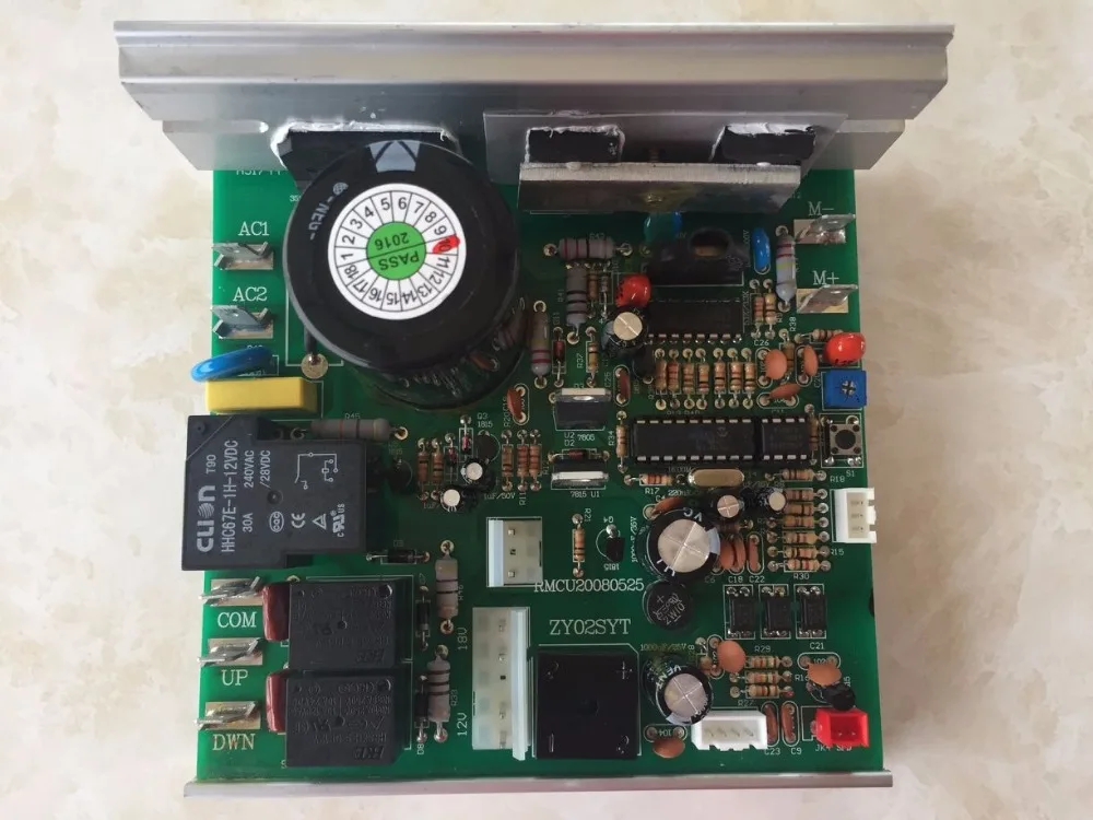 US $136.40 Free Shipping ZY02SYT 2 Pins Magnetic Strength Motor Controller SHUA BROTHER OMA YIJIAN Treadmill Board Driver Control IC Board