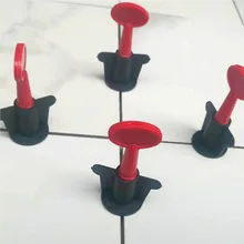 1 juego reutzable de alineasion de azulejos sistema de nivelacion de Carrelage зажим Регулируемый localizador espaciadores