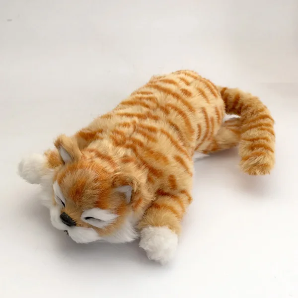 Новое поступление Забавный Смеющийся Кот рулон электронные игрушки для домашних животных моделирование животное робот кошки подарок для ребенка 30 см - Цвет: yellow cat
