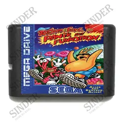 Toejam & Earl в панике на Funcotron 16 бит MD карточная игра для sega Mega Drive Genesis