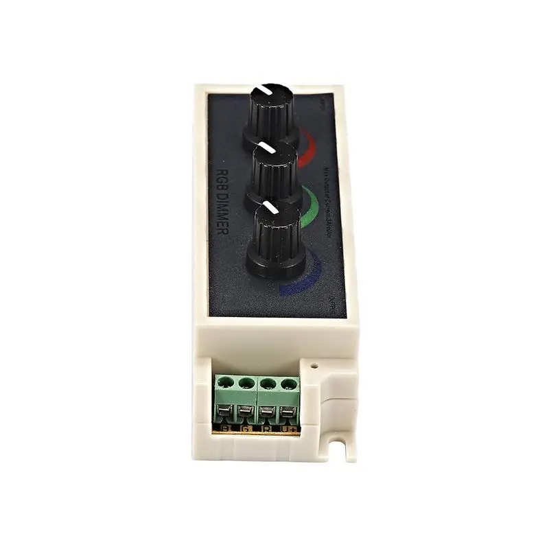 DC12V-24V перключатель RGB управления Лер 3 канала диммеры управления для 5050 3528 RGB светодиодные полосы освещения