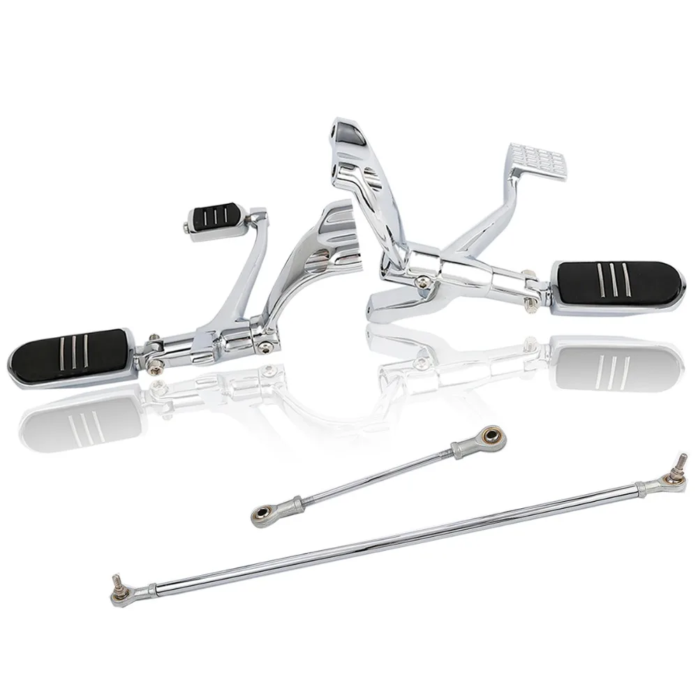 

TCMT Motorcycle Forward Controls With Pegs Linkage Foot Rests For Harley Sportster 883 Iron 1200 XL Custom 2004-2013
