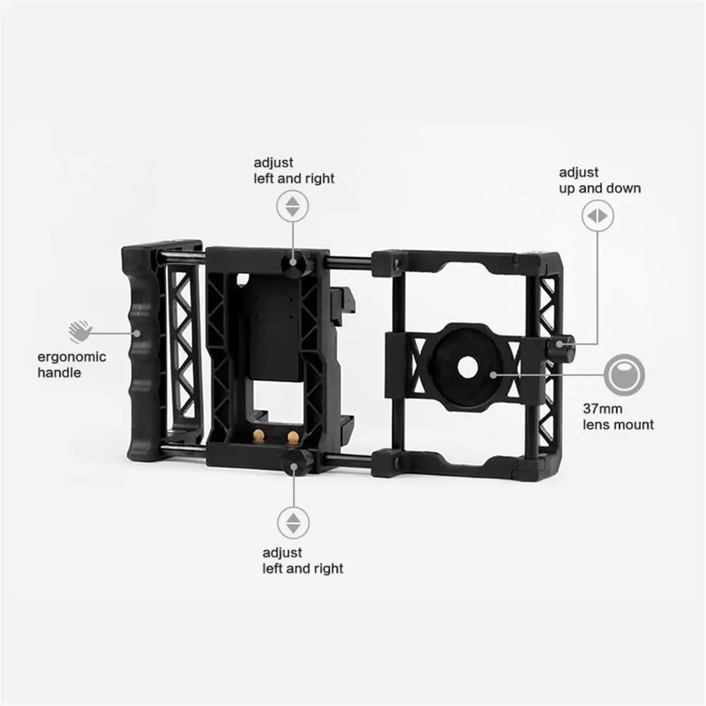 MAMEN фотографии Держатель мобильных телефонов для клетка с 0.45x 2-в-1 Широкоугольный макрообъектив для смартфона съемки видео фото Универсальный