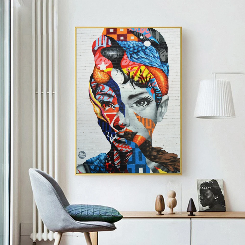 

Modern Girls Canvas Paintings Abstract Wall Pop Art Decorative Canvas Prints Wall Posters And Prints Home Wall Decor Pictures
