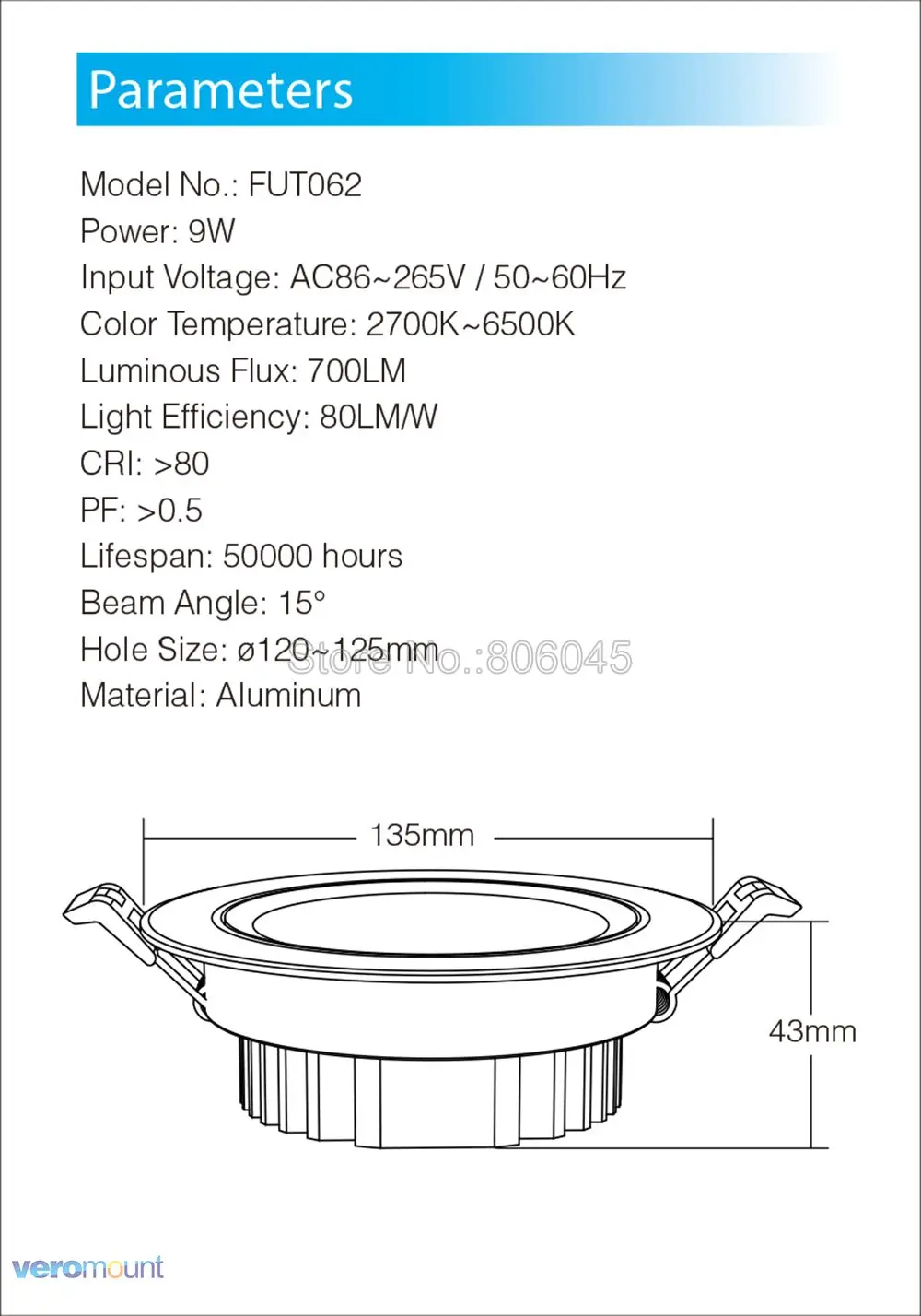 FUT062 AC85-265V Milight 9 Вт RGB+ CCT Вай-Фай совместимый светодиодный потолочный прожектор 2,4G Беспроводной 4-Зона дистанционного управления Android/iOs APP Управление