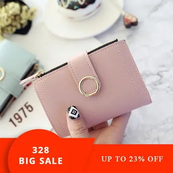 

Women Wallets Small Fashion Brand Leather Purse Women Ladies Card Bag For Women 2019 Clutch Women Female Purse Money Clip Wallet