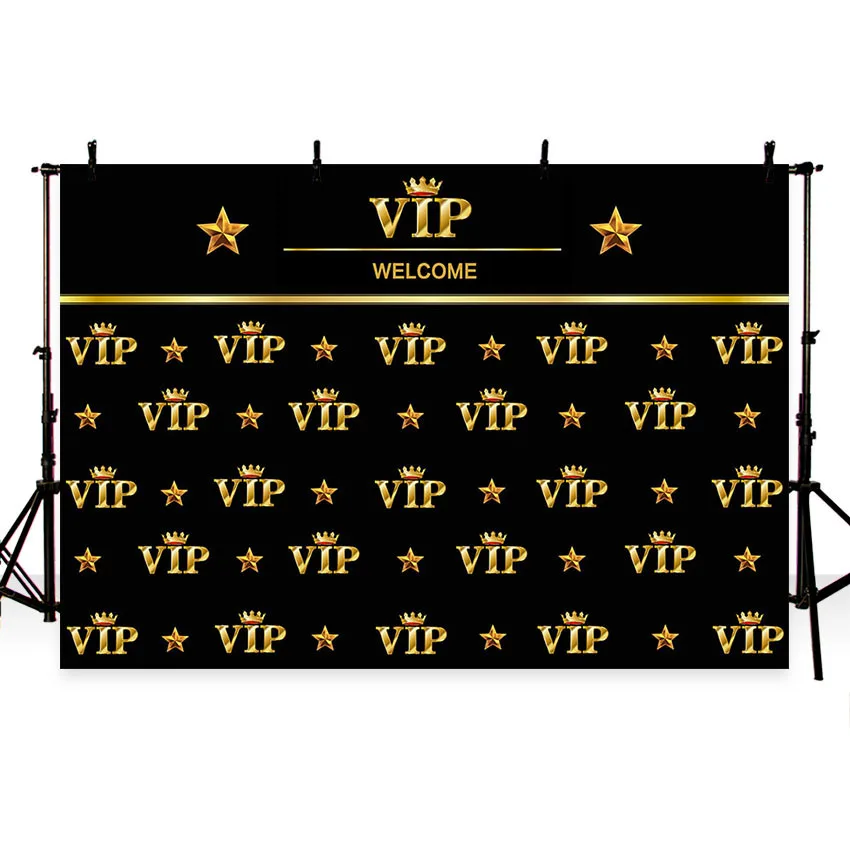 

MEHOFOTO Photographic background Hollywood Vip Luxury elegant aristocrat birthday design custom photo backdrop props photocall