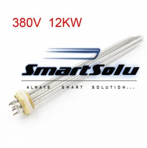 

Free Shipping 380V 12KW Terminals Water Boiler Heating Element 3U Tube Heater