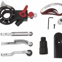 Мини шлифовальная машина шлифовальная ремень переходная головка преобразовать Bandfile машина шлифовальная ленточная для 115 мм 4," и 125 мм 5" Электрический угловая шлифовальная машина