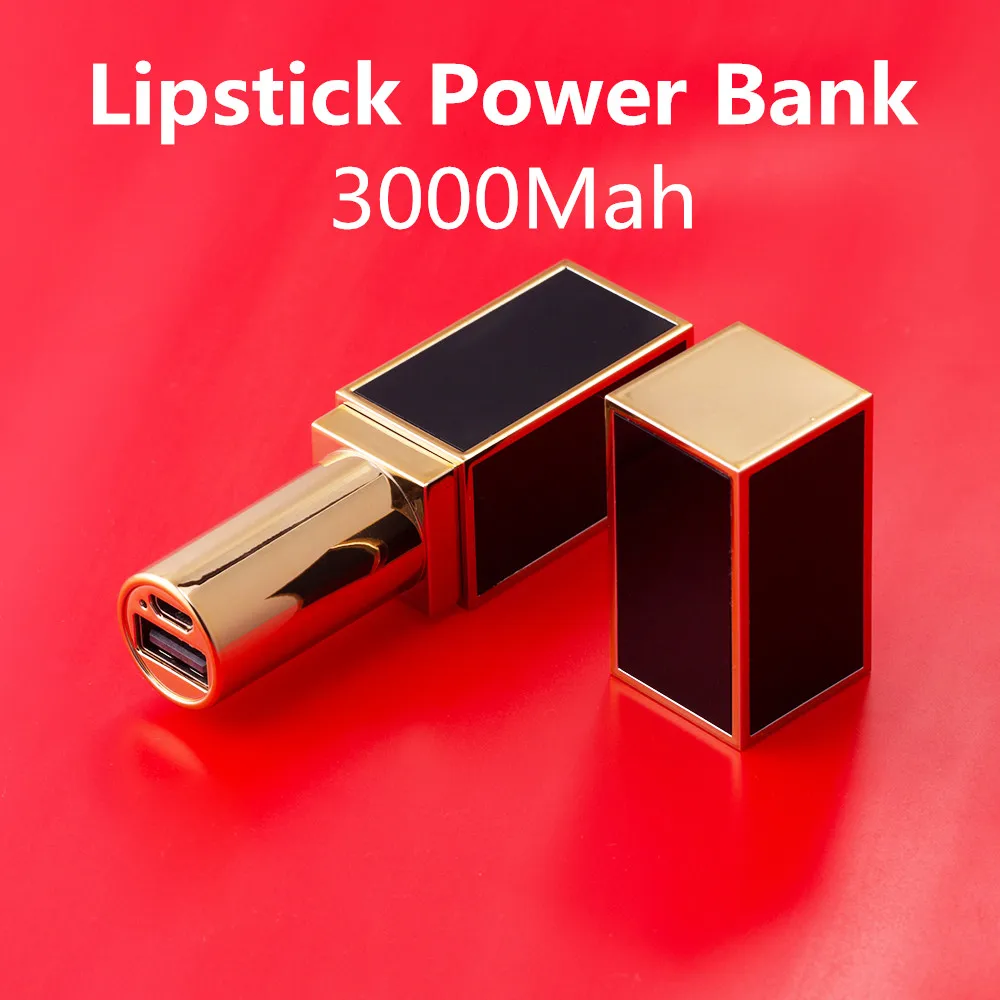 Lipstick Mobile Power Bank supply Ultra-thin mini portable mobile Battery phone universal lipstick charging treasure | Мобильные
